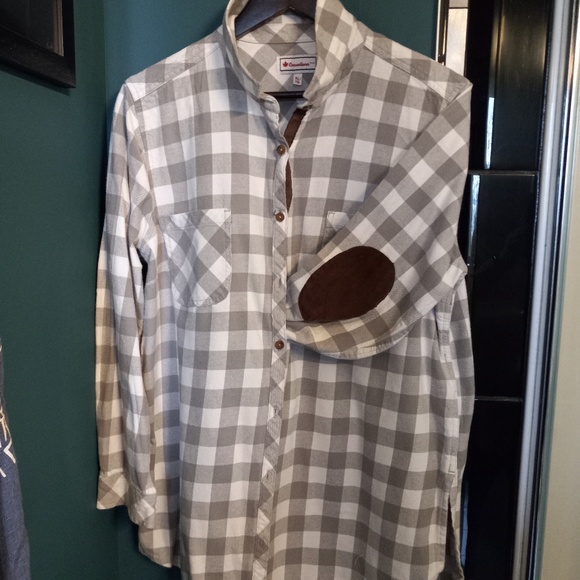 Canadiana Tops - Flannel Shirt- Canadiana- Womens- SZ XL